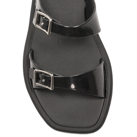 Zaxy Klapki damskie Reconhecer Ener Slide Black Czarne