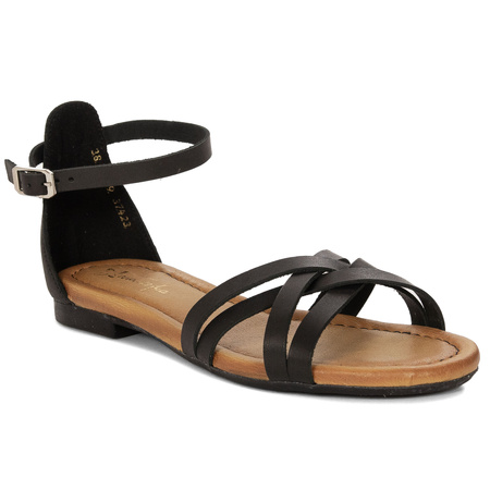 Maciejka Women's Leather Sandals Black