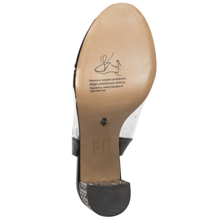 Sca'viola Women's On A High Heel Black Sandals S-230