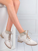 Maciejka Light Beige Lace-up Boots