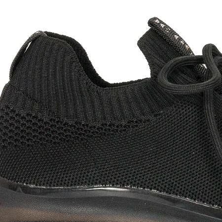 GOE Sneakersy buty damskie Black Czarne