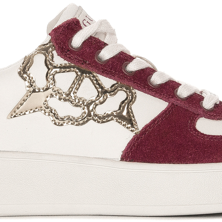 Guess Sneakersy damskie na platformie SIDNY BURGU