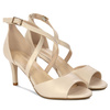 Sergio Leone Women's Beige Pearl Sandals
