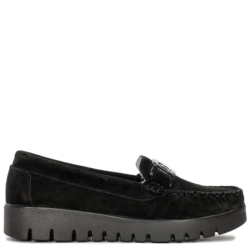Filippo Loafers Leather Black Shoes 