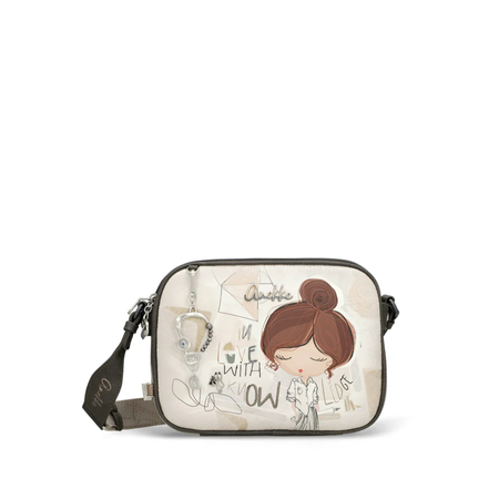 Anekke Crossbody Bag With Illustration 3 Compartments Multicolor 42803-188