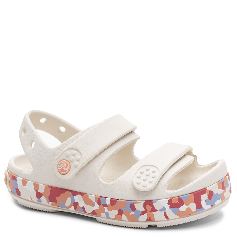 Crocs Classic Cross Strap Sandal Sandały Dziewczęce Beżowe 212527-2MK