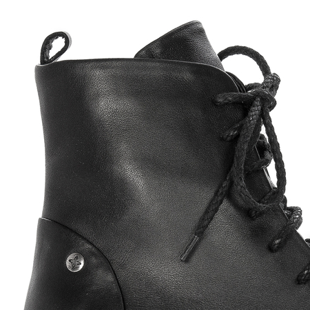 Maciejka 05294-50/00-6 Black Lace-UP Boots