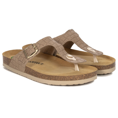 Dr. Brinkmann Women's Flip-Flops Beige