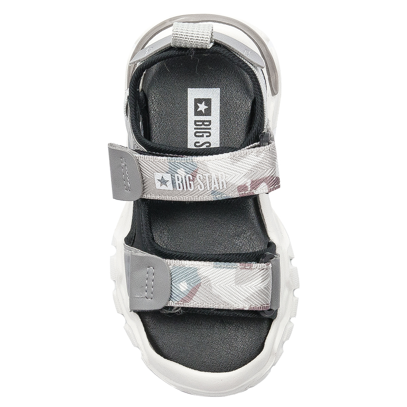 Big Star Children's boys' sandals with Velcro Gray