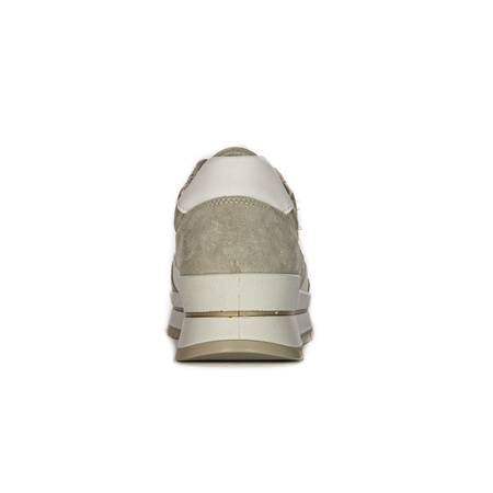 Igi&Co Sneakersy damskie skórzane Beige beżowe
