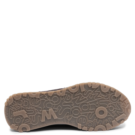 Wonders Skórzane Lekkie Sneakersy Metaliczne Brązowe A-4810 Comb-Gran