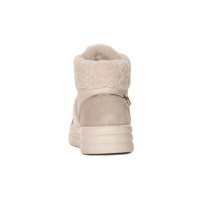 Liu Jo Women's Leather Platform Cleo 22 Sand Boots