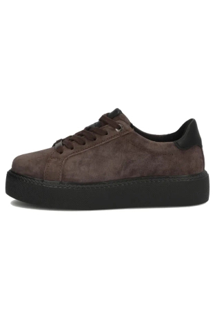 Filippo Skórzane Półbuty Sneakersy Na Platformie Brązowy DP6119-26-BR-BK
