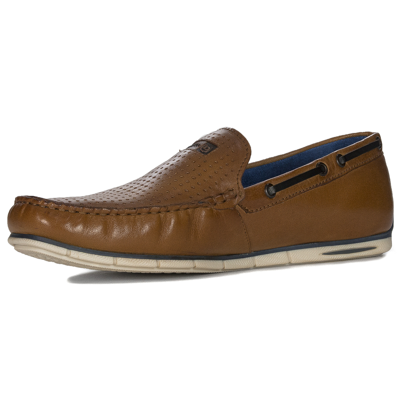 Bugatti Men Lowshoes Dark Cognac