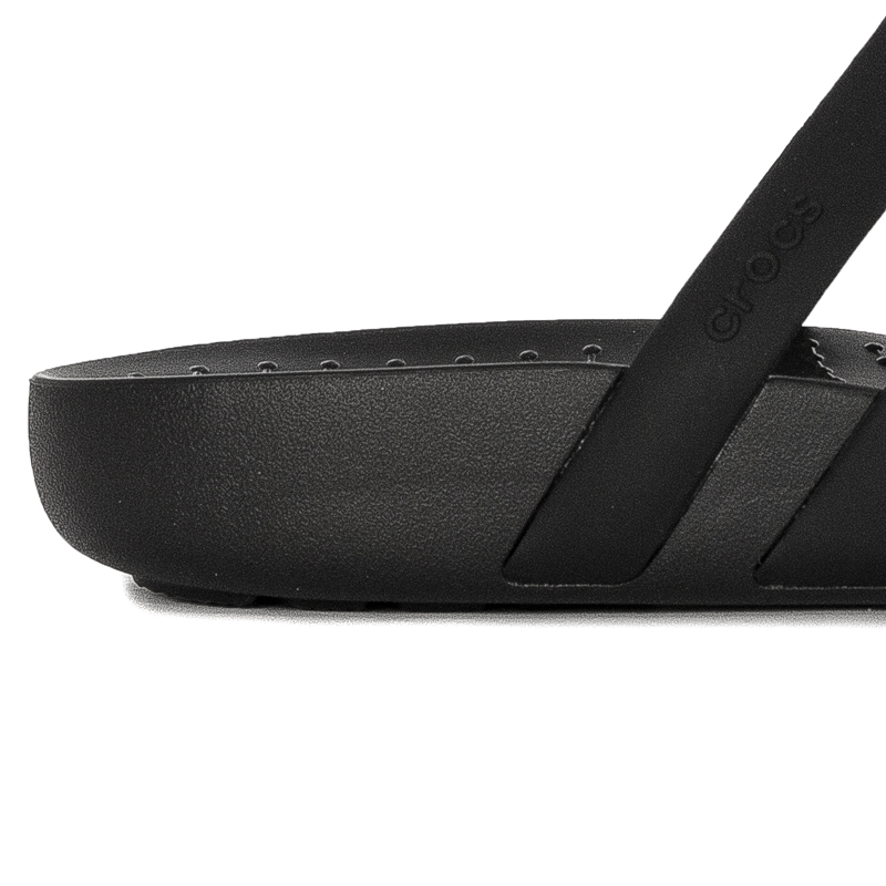 Crocs Klapki Damskie Black Splash Strappy