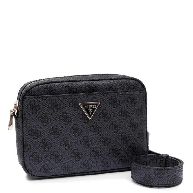 Guess Meridian Torebka Listonoszka Monogram Czarna HWSG6974140-BLACK