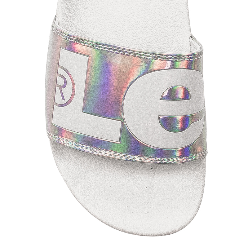 Klapki Damskie Levi's June L Silver Srebrne