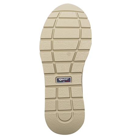 Igi&Co Sneakersy damskie skórzane Beige beżowe