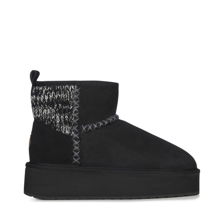 EMU Australia Stinger Knit Flatform Black Boots