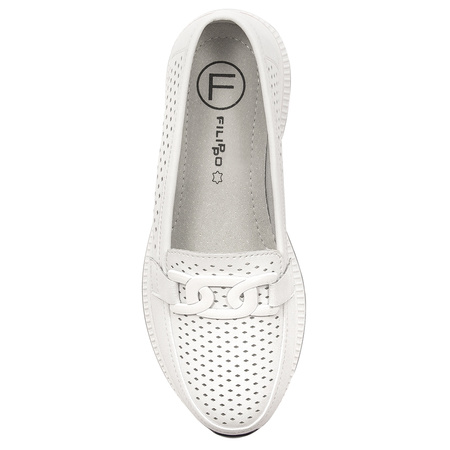 Filippo Women's Low shoes Leather White