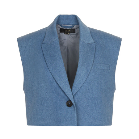 Opra Women's Vest Basima Indigo