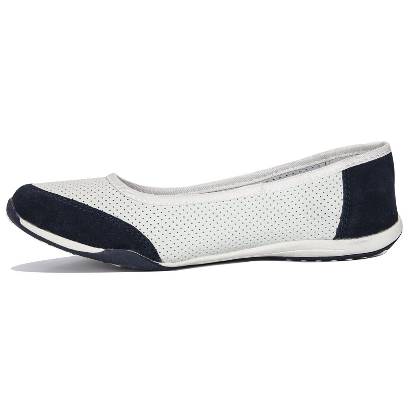 Filippo DP142-24 WH NV White/Navy Ballerina
