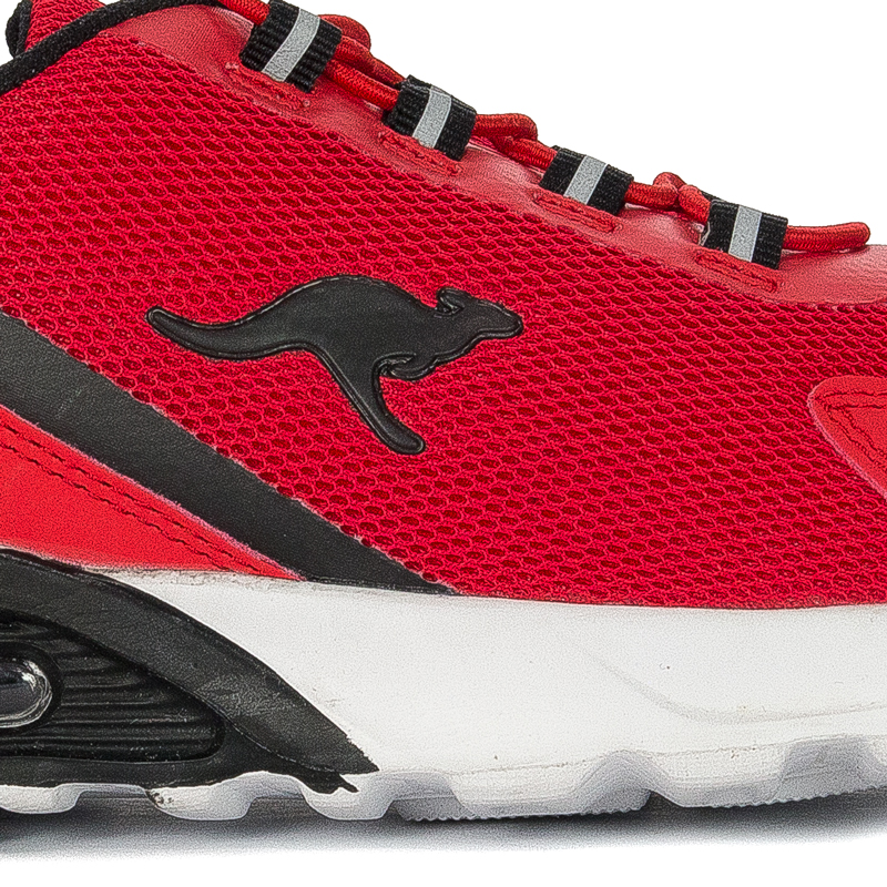 Kangaroos Sneakersy półbuty damskie Fiery Red/Jet Black
