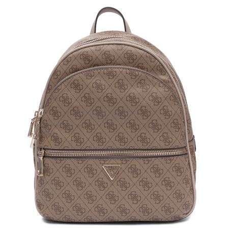 Guess Stylish Urban Women's Backpack with 4G Pattern Beige HWSG7118330-BEIGE