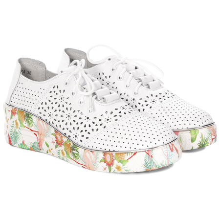 Artiker Sneakersy Damskie Białe