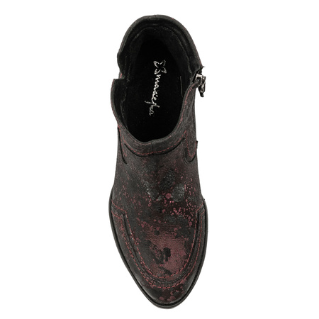 Maciejka Women's Boots Burgundy and Black
