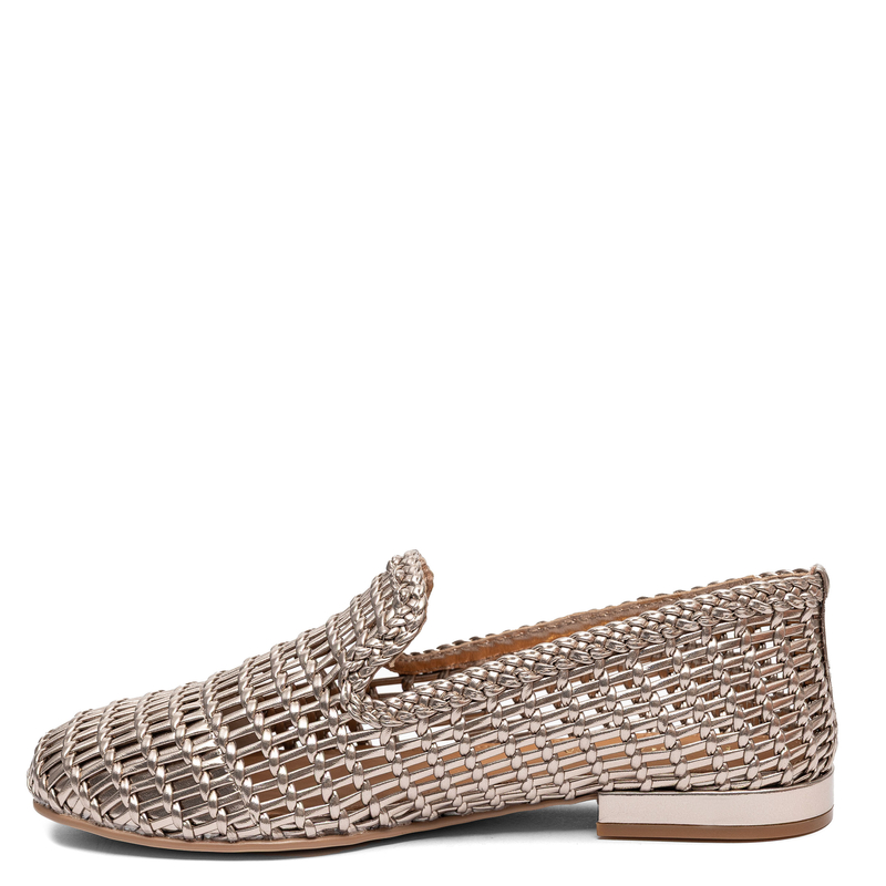 Bruno Premi Woven Openwork Loafers Metallic Flats Gold BN2105XBPRINLPLAT