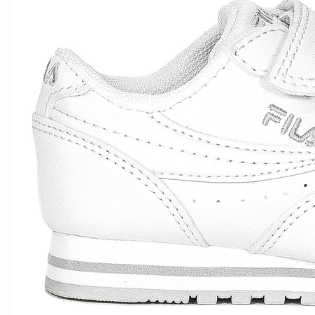 Fila Orbit Velcro Infants 1011080.84T White Gray Violet Sneakers