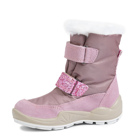 Primigi Fur-Lined Girls’ Snow Boots With Velcro Pink 8881900