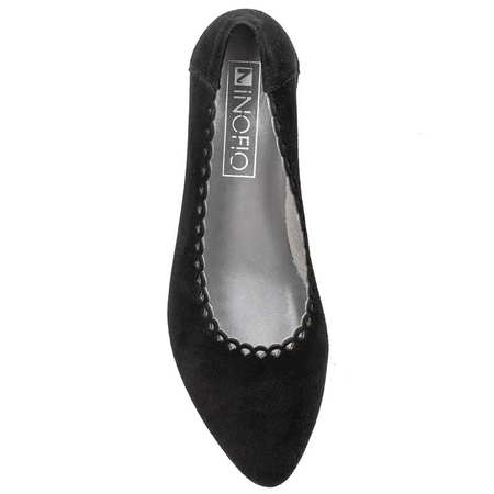 Inofio 1151-2 Czarny Zamsz Pumps