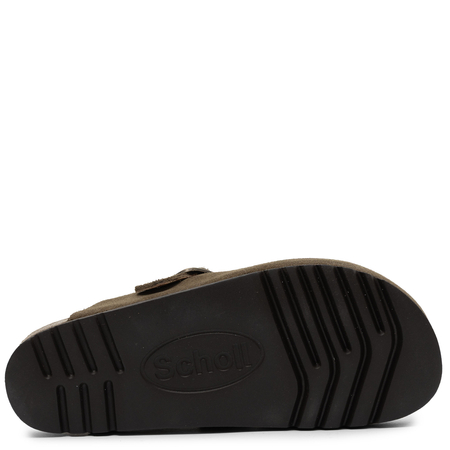 Scholl Suede Comfort Women’s Clogs Closed Toe Khaki F32198-1147