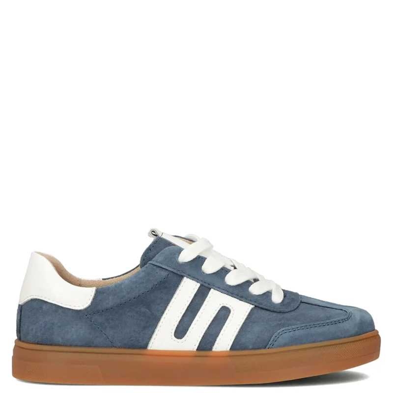 Filippo Leather Blue Low Shoes