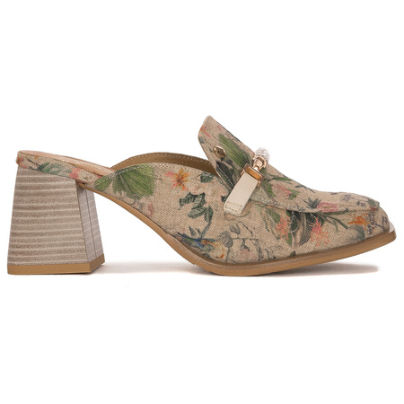 Maciejka Beige Women's Slides