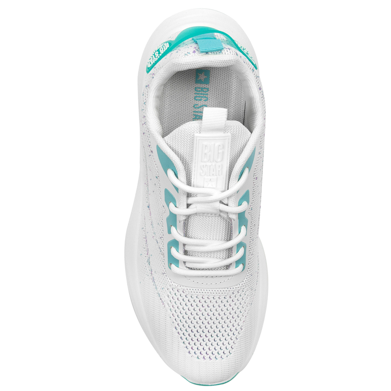 Big Star Women's White Mint Half Shoes
