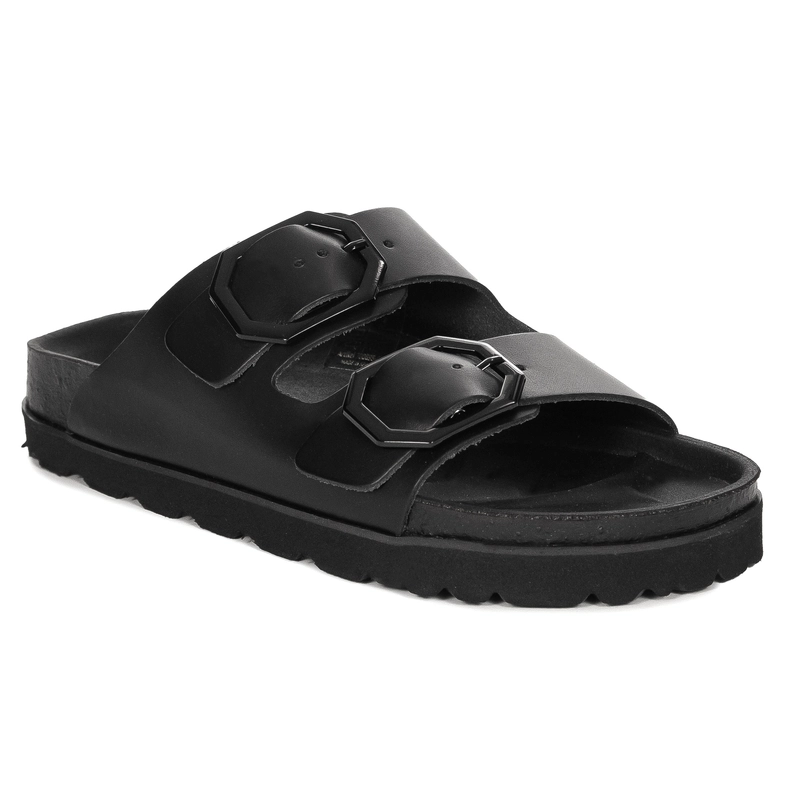 Dr. Brinkmann Women's Slides Black