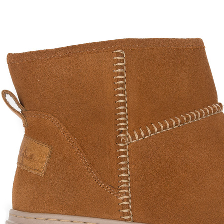 Maciejka Velour Snow Boots with Faux Shearling Lining Russet 06257-29/00-4