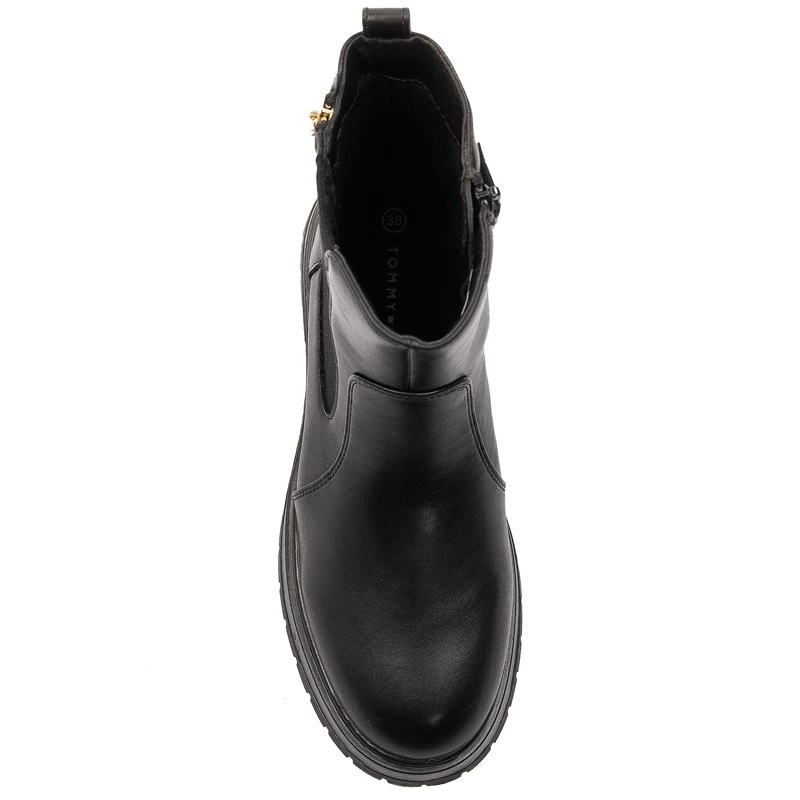 Tommy Hilfiger Botki Damskie Czarne