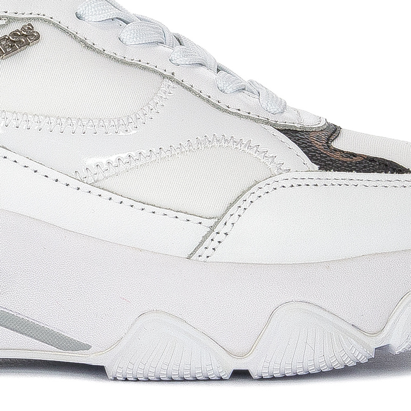 Sneakersy Guess FL8SN2 FAL12 Sunshine2 White Białe