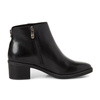 Marco Tozzi Women's Leather Ankle Boots Black