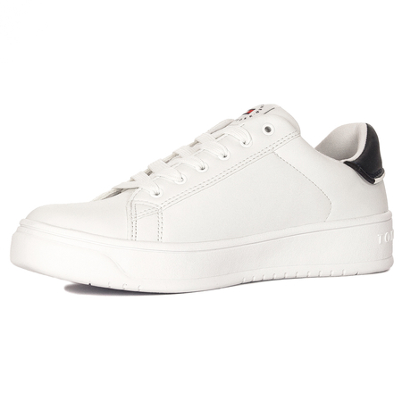 Tommy Hilfiger Damskie Sneakersy Białe Niebieskie 