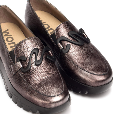Wonders Women's Leather Half Shoes Elvin Plomo