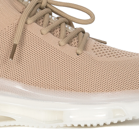 GOE Sneakersy buty damskie sportowe beż