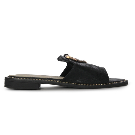 S.Barski Women's Slides Black