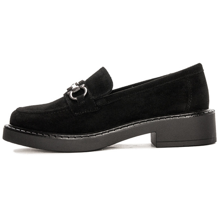 Women's loafers shoes Sergio Leone Black