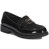 S.Barski Mokasyny damskie Black Patent czarne lakierowane