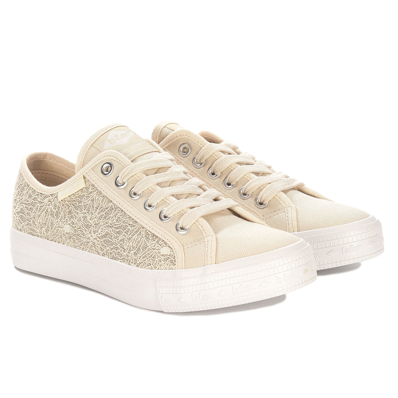 Lee Cooper Trampki Damskie Beżowe